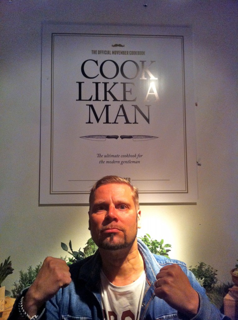 Cook Like a Man -kirjan julkistuksessa Lontoossa.